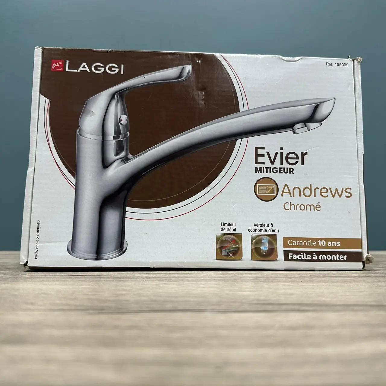 MITIGEUR LAGGI ANDREWS EVIER REF 155099 REV 02 CHROME